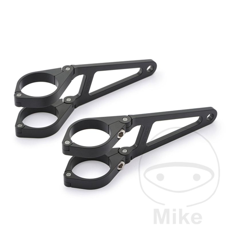 Soporte Faro Daytona 39 mm Largo Aluminio Negro | Motos Camaral
