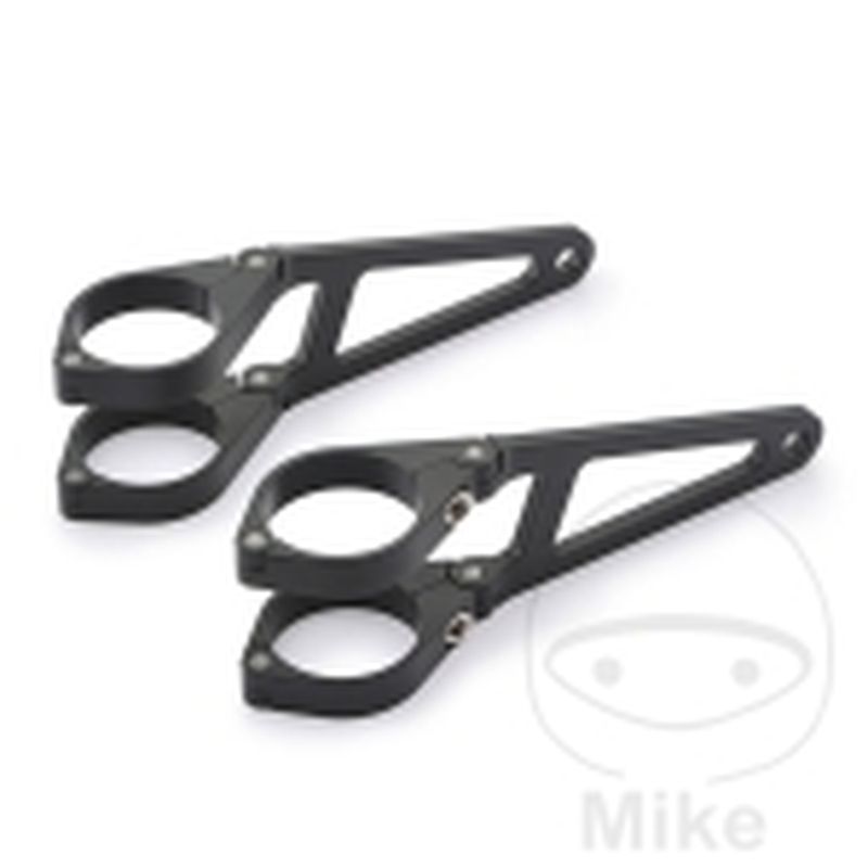 Soporte Faro Daytona 39 mm Largo Aluminio Negro | Motos Camaral