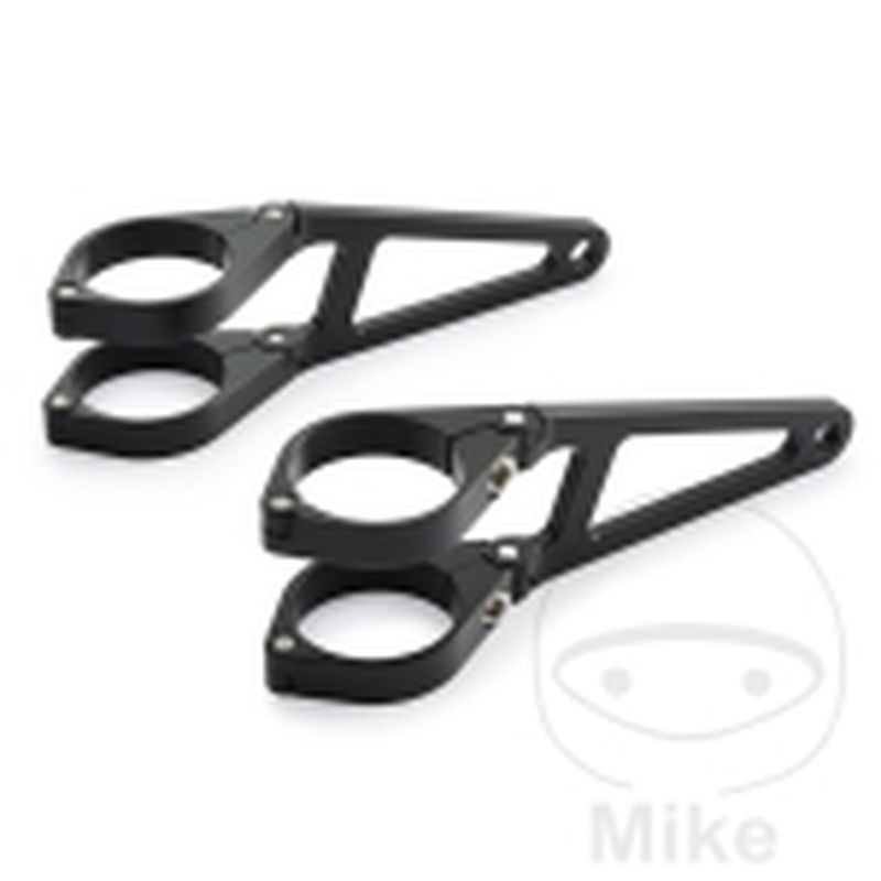 Soporte Faro Daytona 41 mm Largo Aluminio Negro | Motos Camaral