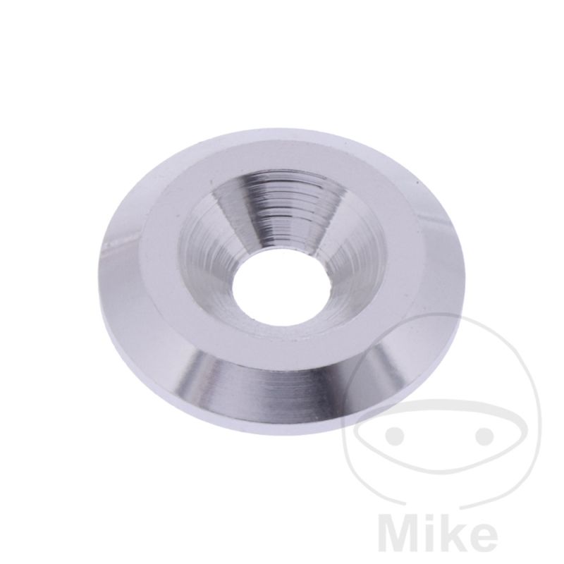 Arandela Lisa Fresada JMP Bolt M5 Aluminio Plata | Motos Camaral