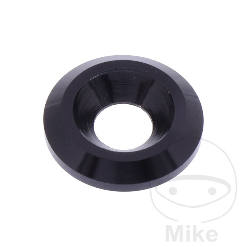 Arandela Lisa Fresada JMP Bolt M6 Aluminio Negro | Motos Camaral
