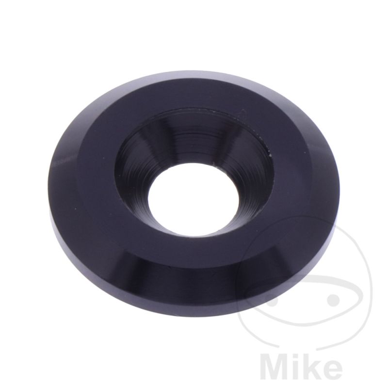 Arandela Lisa Fresada JMP Bolt M6 Aluminio Negro | Motos Camaral
