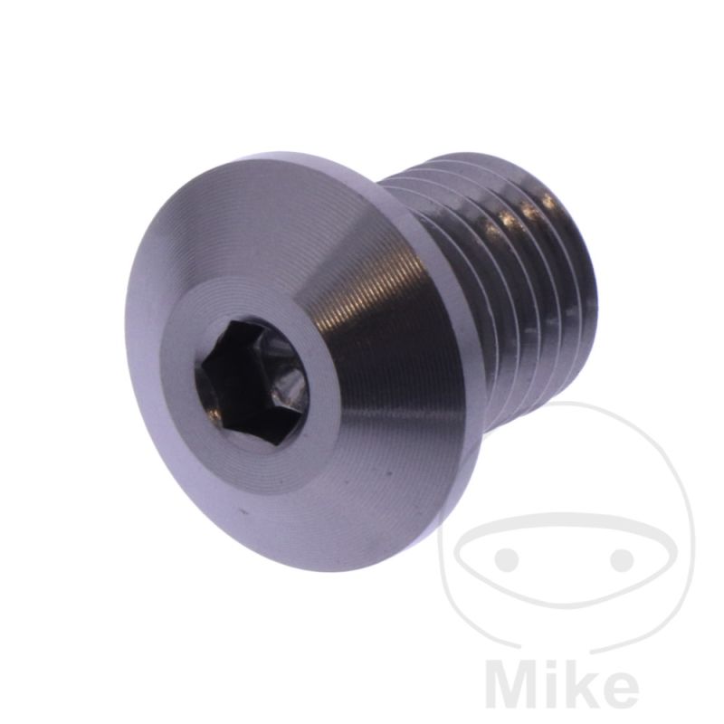 Tapa Tornillo Retrovisor Daytona M10x1.25 Titanio | Motos Camaral