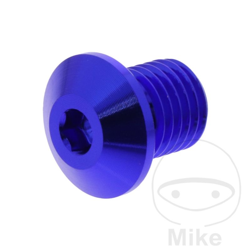 Tapa Tornillo Retrovisor Daytona M10x1.25 Azul Izquierda | Motos Camaral