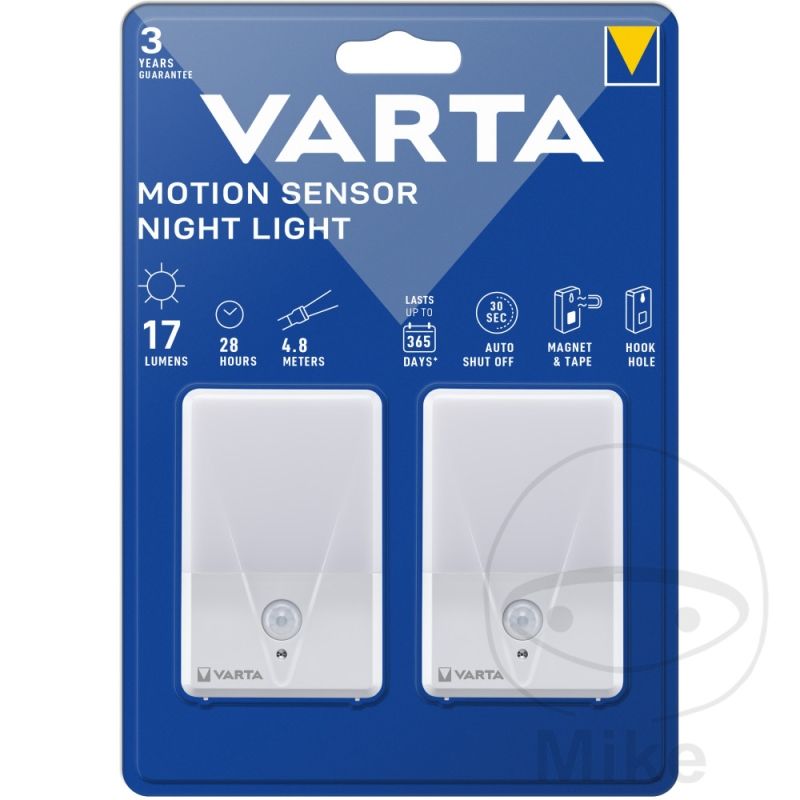Luz MOTION Sensor Varta 2x | Iluminación Taller | Motos Camaral