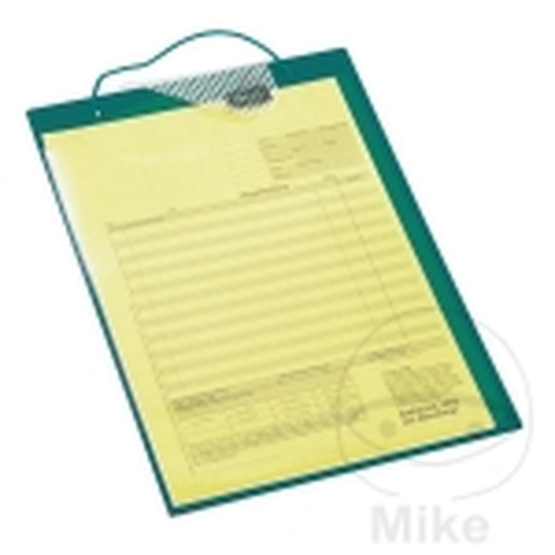 Portapapeles A4 Verde con Compartimento - Pack 10 | Motos Camaral
