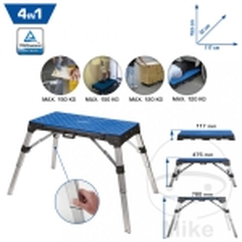 Plataforma de Trabajo 4 en 1 | Equipamiento Taller | Motos Camaral