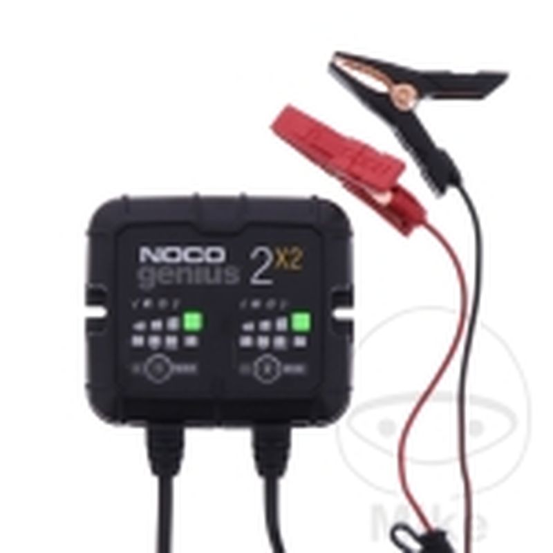 Cargador de Batería Genius 2x2 6/12V 2A Noco | Motos Camaral