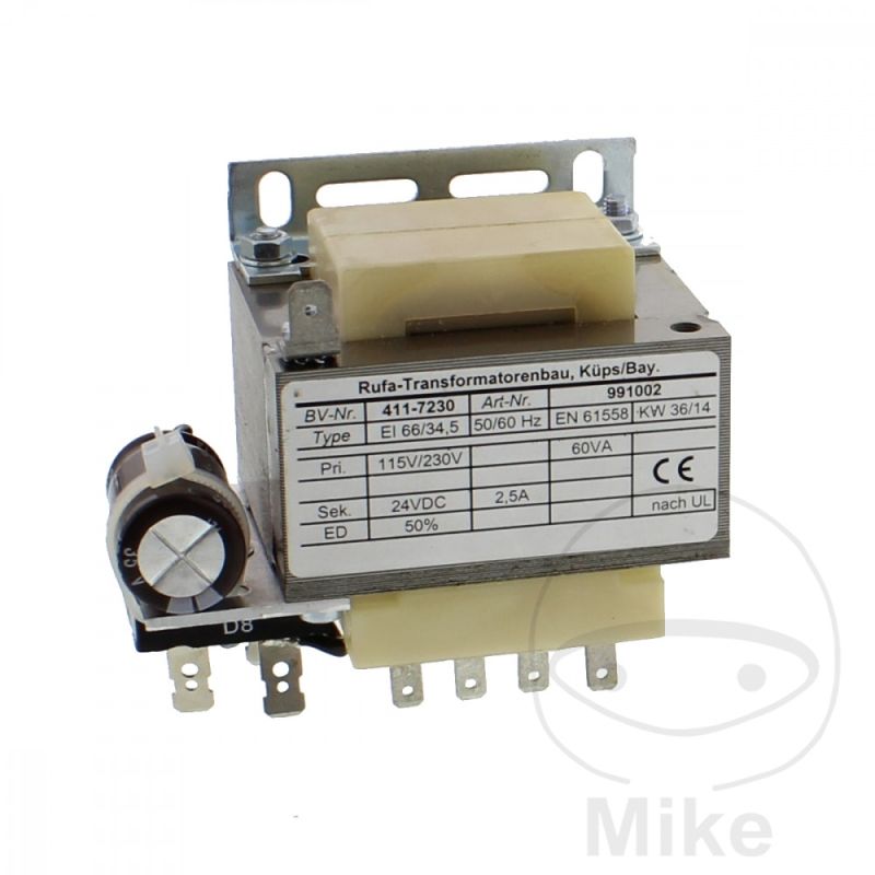 Transformador 24V 2.5A MS4348A Nussbaum | Motos Camaral
