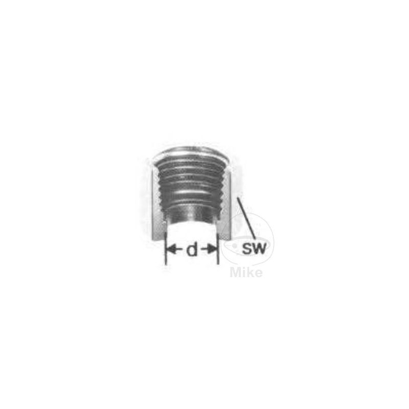 Tuerca de racor M10 x 1 DM 6.5 mm SW12 | Motos Camaral