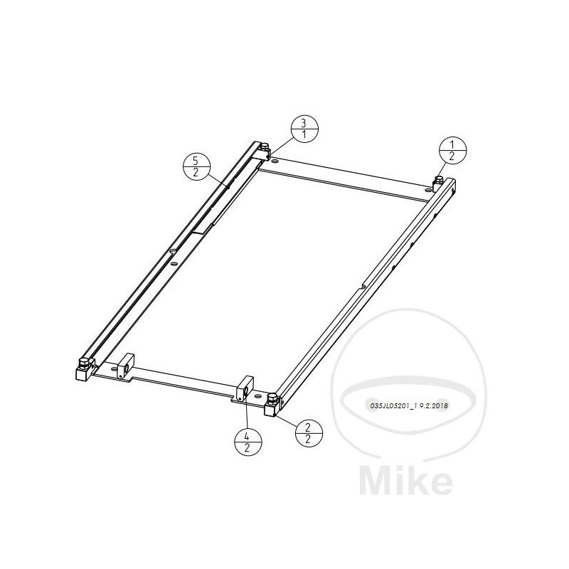 Juego de Bodenblech Jumbo NT 2 piezas | Nussbaum | Motos Camaral