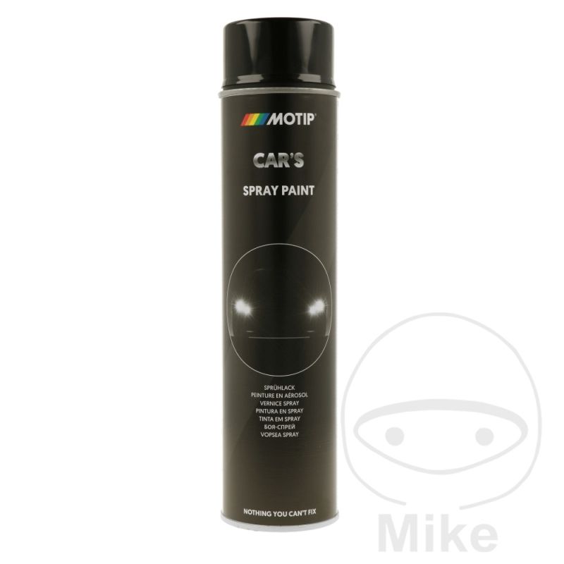Spray Pintura Cars Negro Brillante 600ml | Motos Camaral