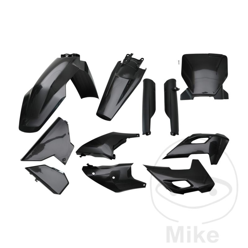 Kit de Plásticos Completo Negro Enduro y Cross | Motos Camaral