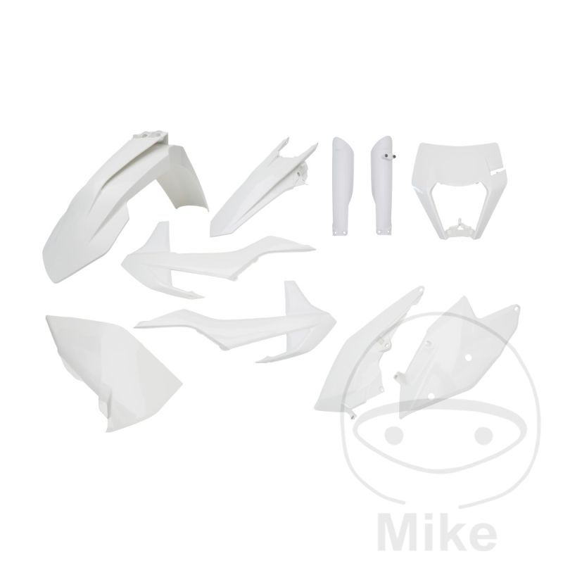 Kit de Plásticos Completo Blanco Enduro y Cross | Motos Camaral