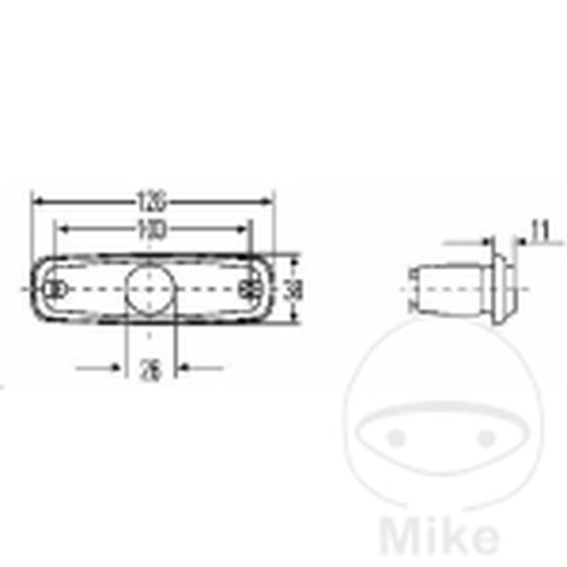 Luz de Marca Lateral Amarilla | Recambios | Motos Camaral