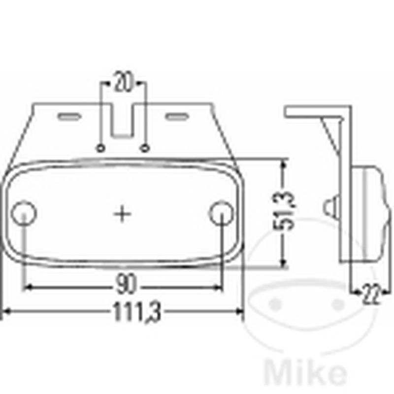 Luz de Marca Lateral Amarilla | Recambios Maquinaria | Motos Camaral