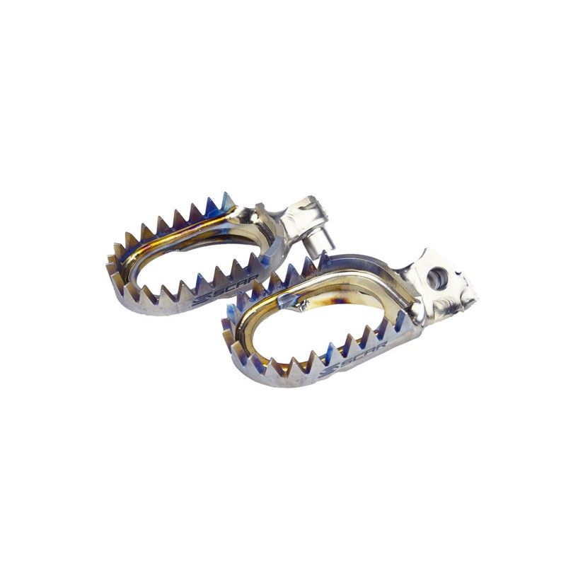 Estriberas de Titanio SCAR - motoscamaralweb.com