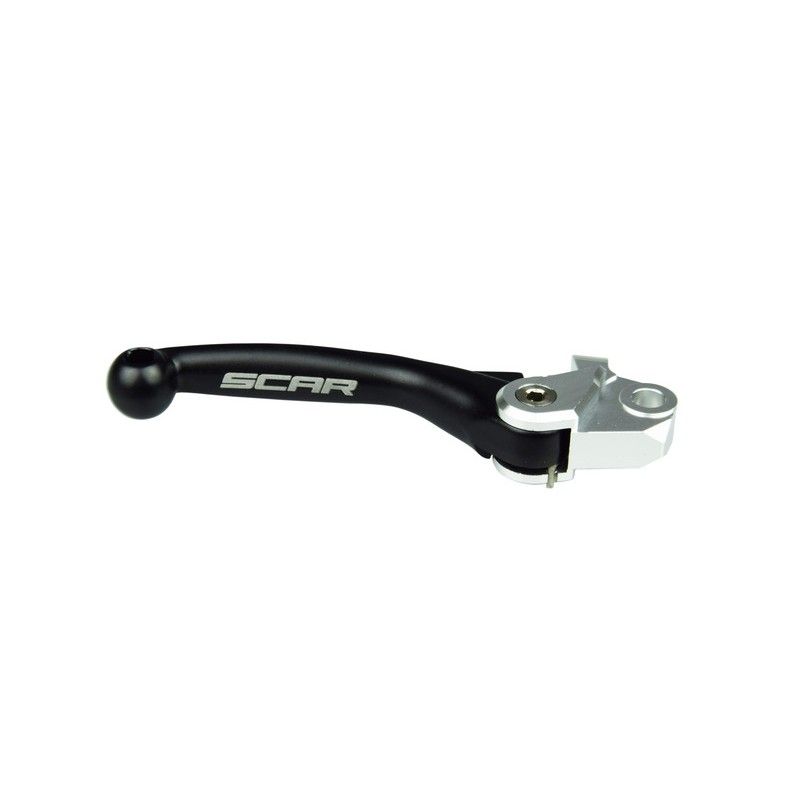 Maneta de freno SCAR FLEX plegable negro - motoscamaralweb.com