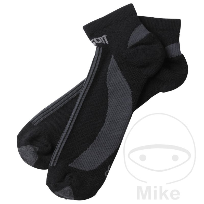 Calcetines Cortos MCT Talla 44/48 Negro/Antracita | Motos Camaral