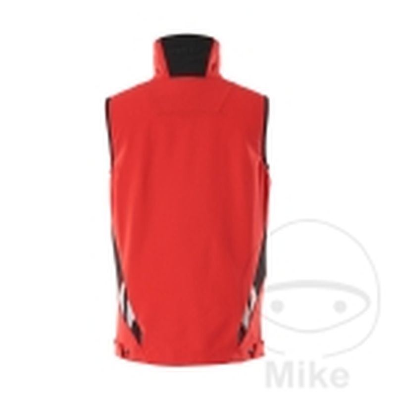 Chaleco Laboral MCT Rojo/Negro Talla S | Motos Camaral