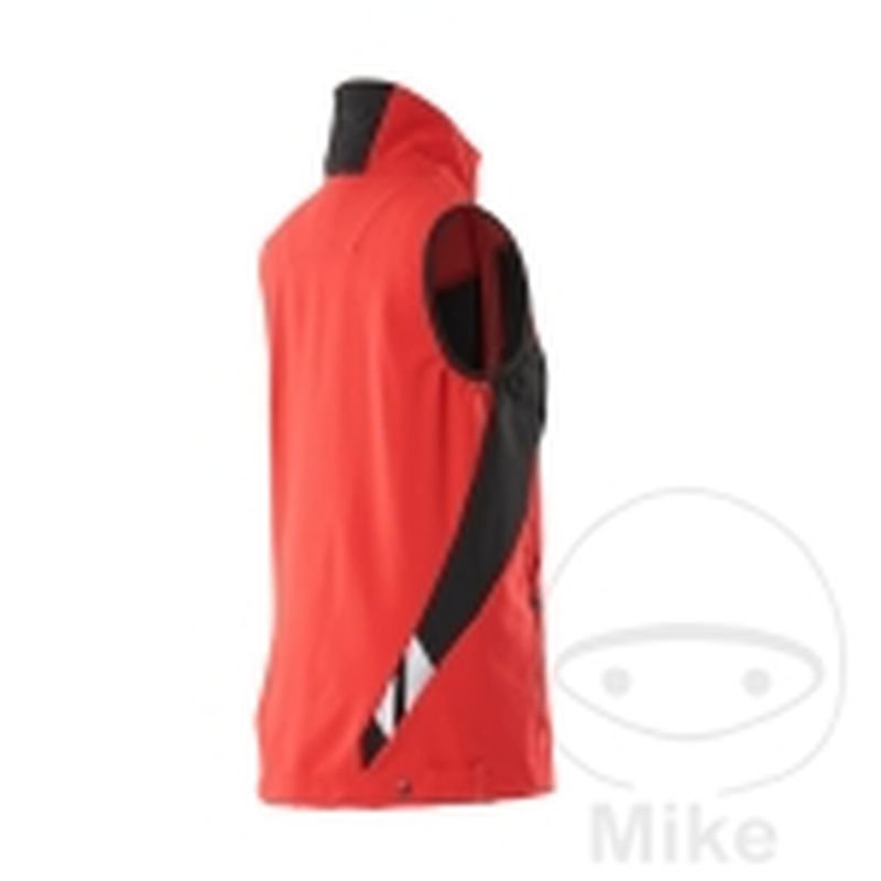 Chaleco Laboral MCT Rojo/Negro Talla S | Motos Camaral