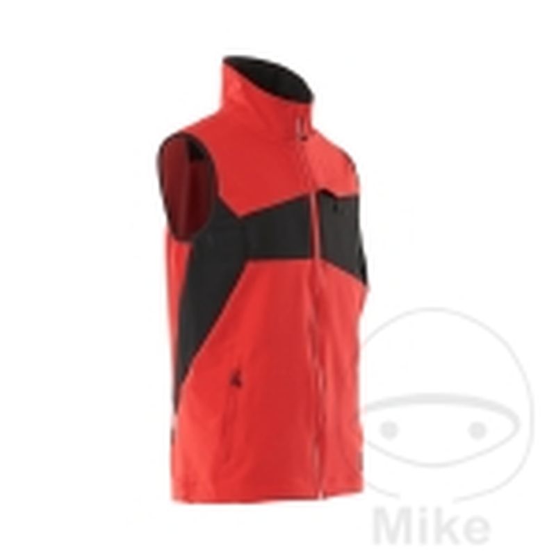 Chaleco Laboral MCT Rojo/Negro Talla S | Motos Camaral