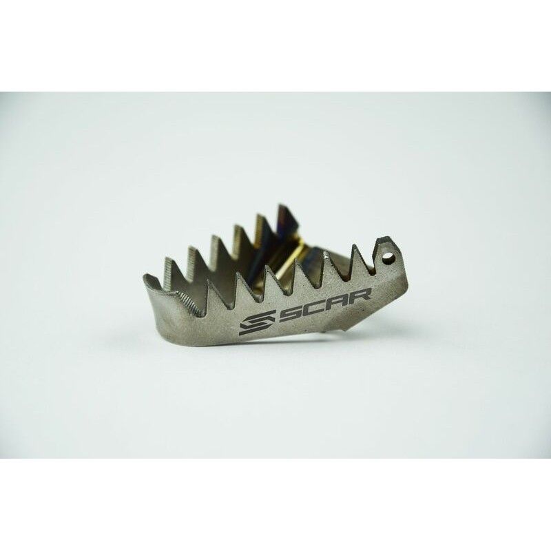 Puntera de titanio pedal de freno SCAR - motoscamaralweb.com