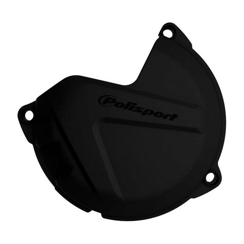 Protector tapa de embrague Polisport KTM Husqvarna negro 8460200001 - motoscamaralweb.com