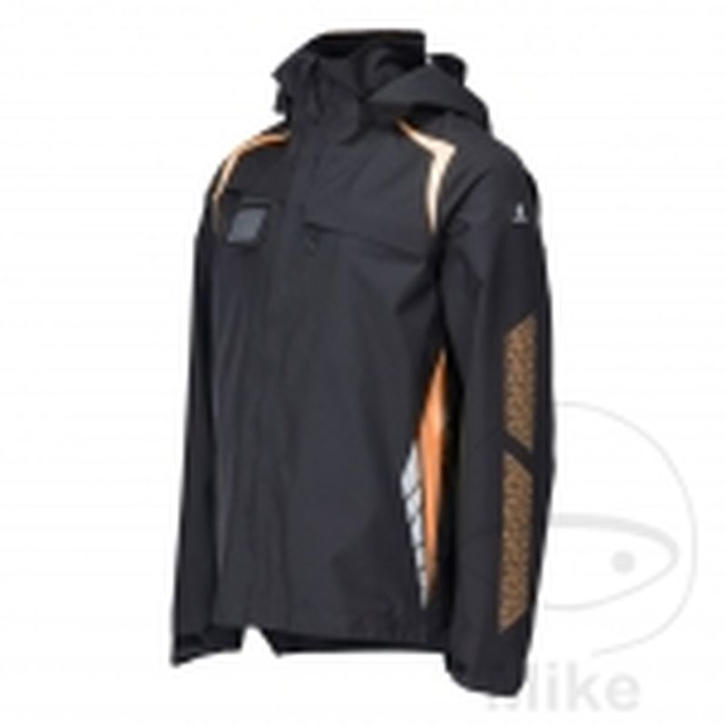 Chaqueta Hardshell MCT Talla L Negro-Azul/Naranja | Motos Camaral