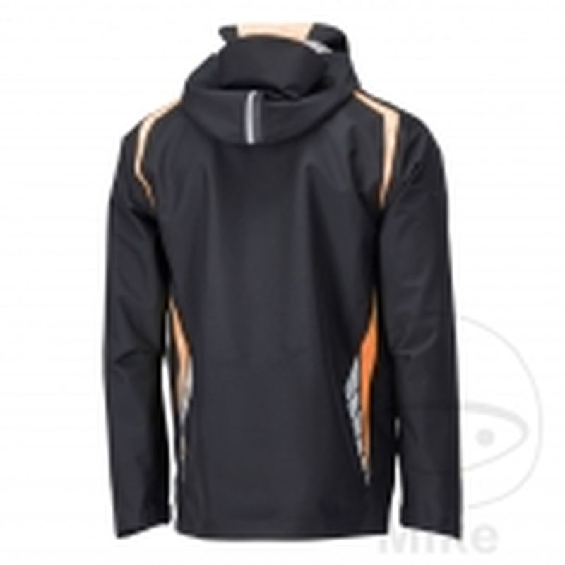 Chaqueta Hardshell MCT Talla L Negro-Azul/Naranja | Motos Camaral