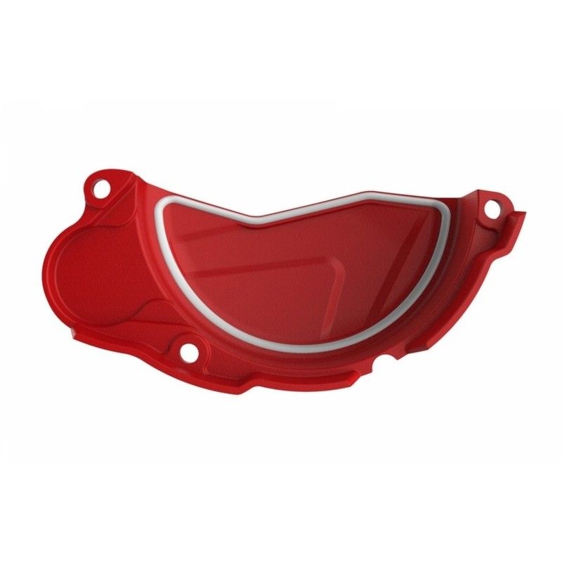 Protector tapa de embrague Polisport Beta rojo 8463200002 - motoscamaralweb.com