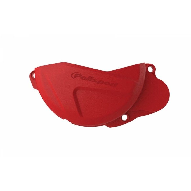 Protector tapa de embrague Polisport CRF250R 18-19 - Rojo - motoscamaralweb.com