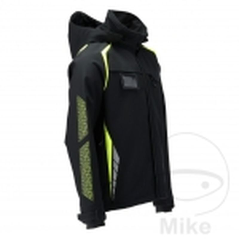Chaqueta Softshell MCT Negra/Amarilla Talla M | Motos Camaral