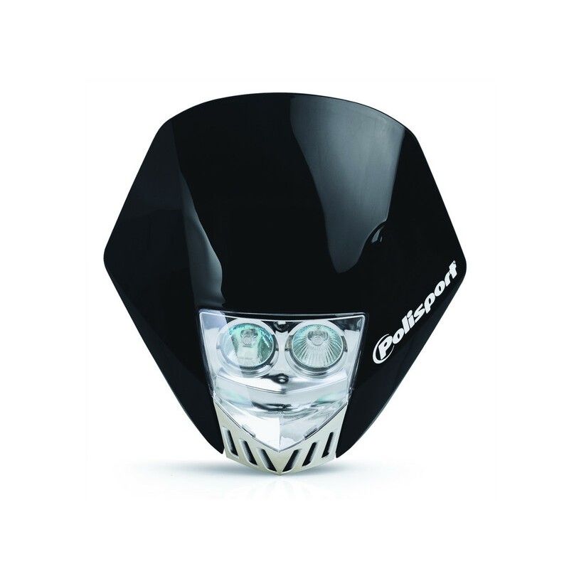 Careta Polisport HMX LED negro 8657100002 - motoscamaralweb.com