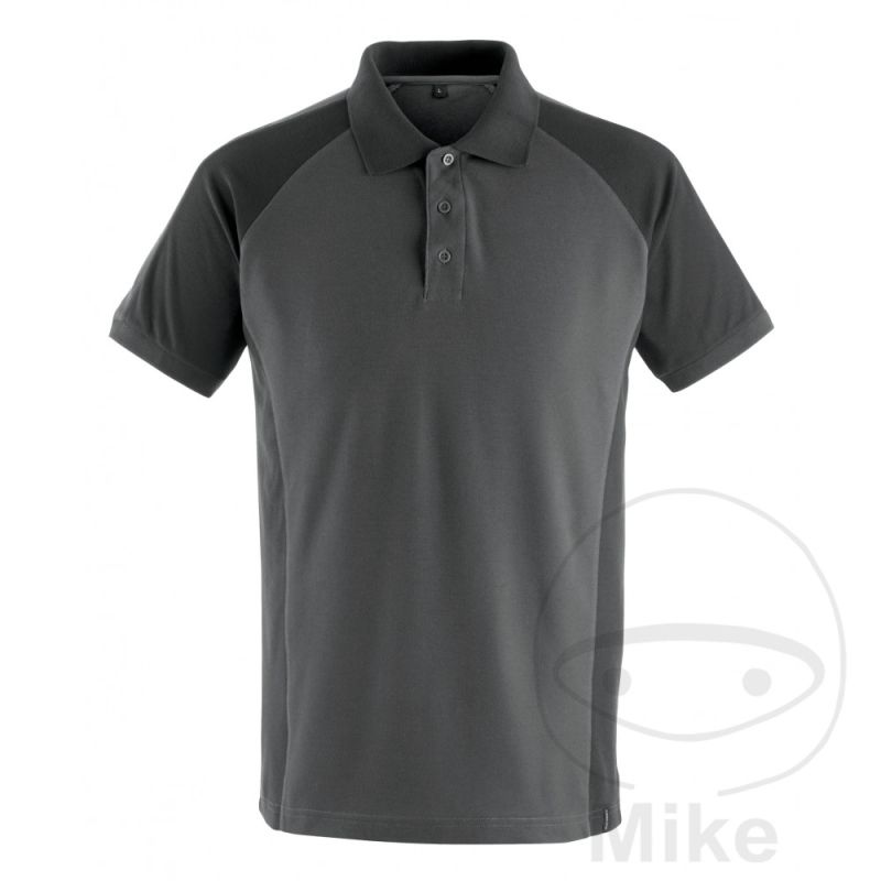 Polo MCT Talla XS Antracita/Negro | Ropa de Trabajo | Motos Camaral