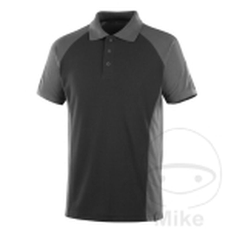 Polo MCT Talla S Negro/Antracita | Ropa de Trabajo | Motos Camaral
