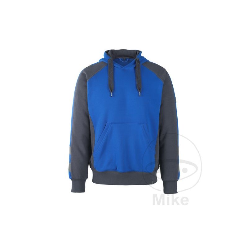 Sudadera MCT con Capucha Azul Aciano/Negro | Motos Camaral