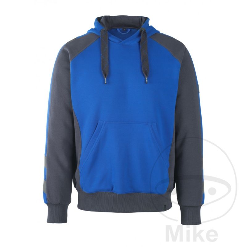 Sudadera MCT con Capucha Azul Aciano/Negro | Motos Camaral