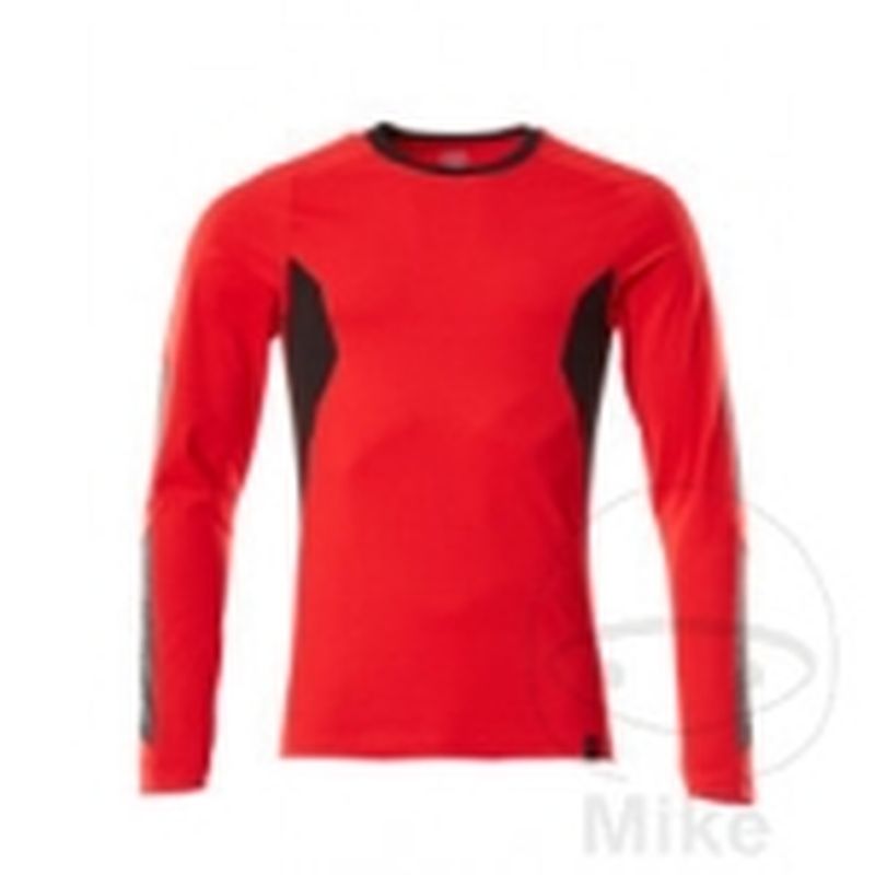 Camiseta MCT Manga Larga Rojo/Negro Talla M | Motos Camaral
