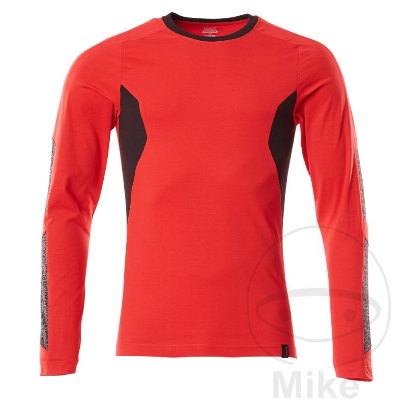 Camiseta MCT Manga Larga Rojo/Negro Talla S | Motos Camaral