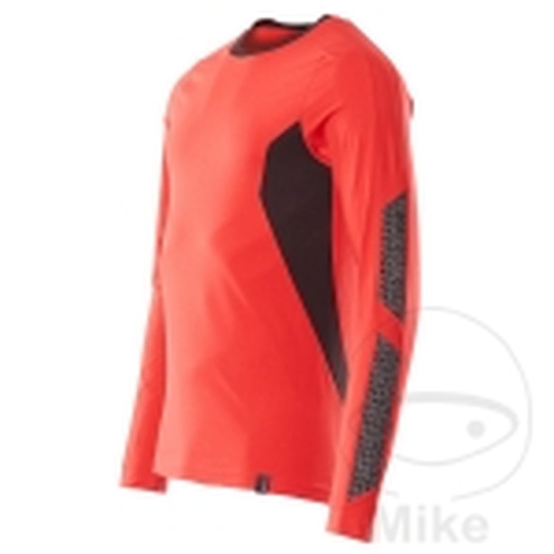 Camiseta MCT Manga Larga Rojo/Negro Talla S | Motos Camaral