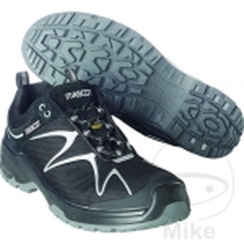 Zapatos de Trabajo S3 GR43 Flex Negro/Plateado | Motos Camaral