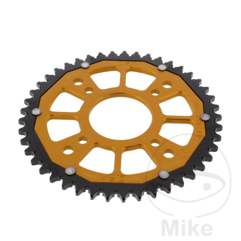 Corona Dual ZF 45 Dientes Paso 428 Dorada | Motos Camaral