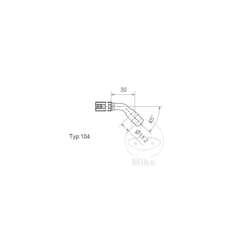 Banjo Vario HD TYP104 11.2 mm 45 Cromado | Motos Camaral