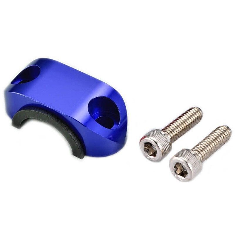 Abrazadera superior soporte maneta con goma ART azul - motoscamaralweb.com