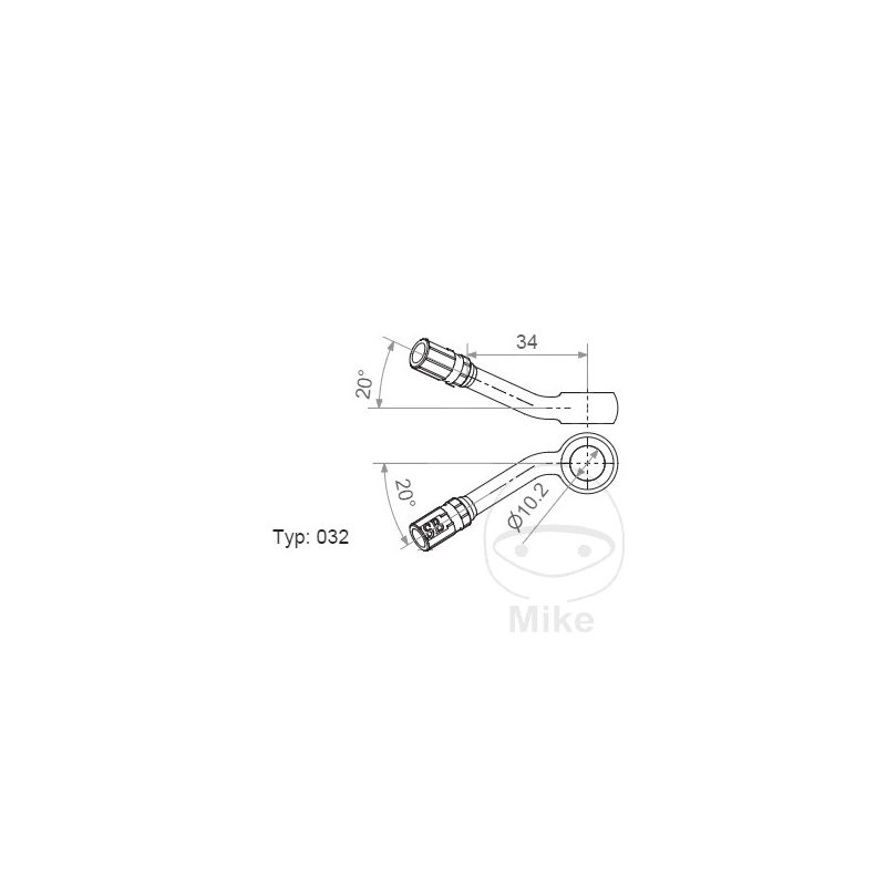 Banjo Vario TYP032 10mm Inox | Motos Camaral