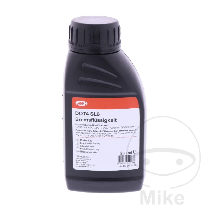 Líquido de Frenos DOT4 SL6 0.25L JMC | Motos Camaral