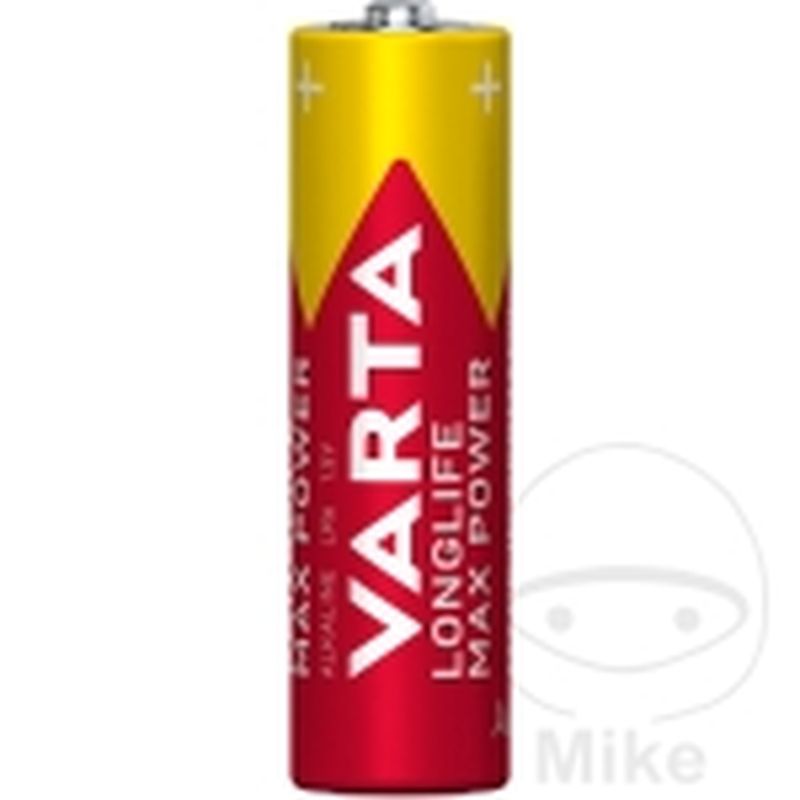 Pilas Mignon AA Varta Longlife Max Power 4 uds | Motos Camaral