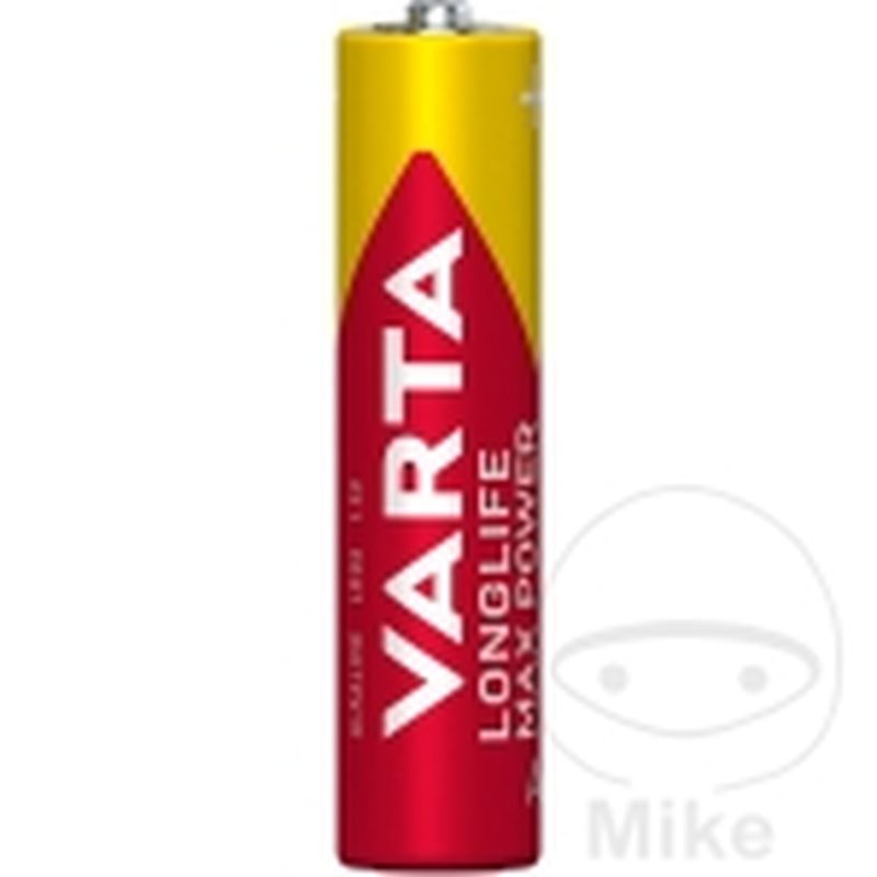 Pilas Micro AAA Longlife Max Power 4 uds | Varta | Motos Camaral