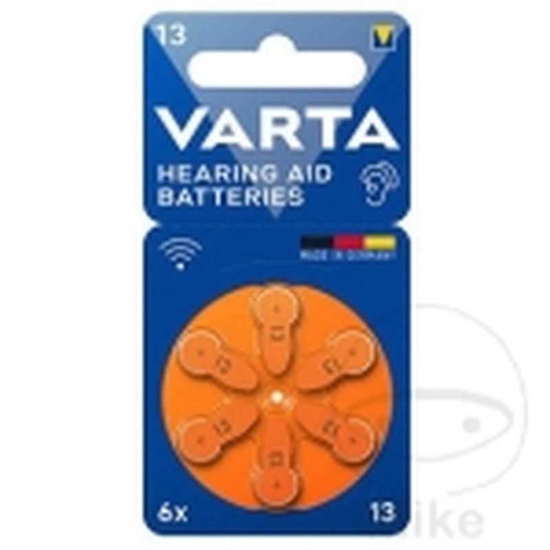 Pila 13 Varta 6 Piezas Hearing Aid PR48 | Varta | Motos Camaral